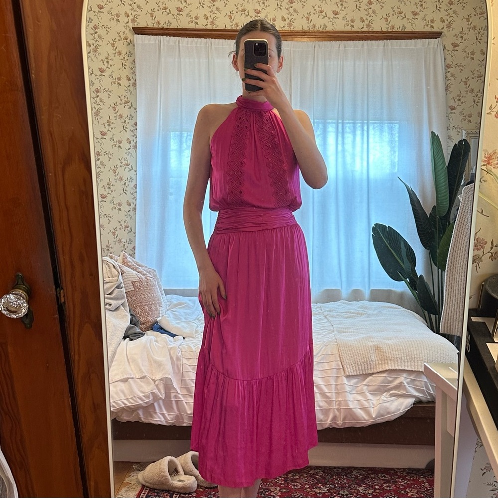NWT Ramy Brook amira dress in fuschia sz XS